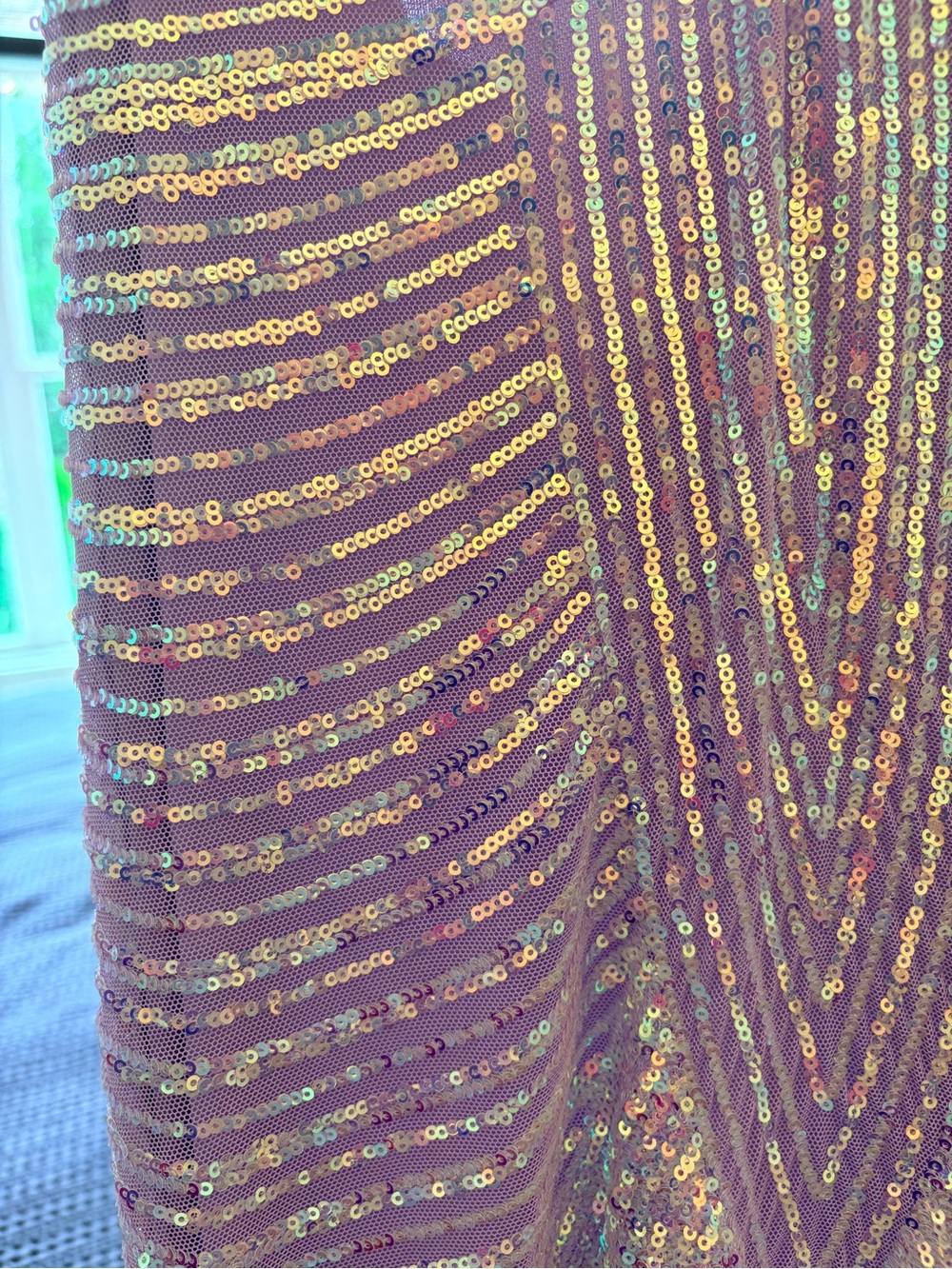 B. Darlin Lavender Sequin Party Dress - Picture 2 of 6